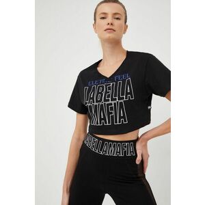 Tričko LaBellaMafia dámsky, čierna farba, vyobraziť