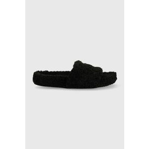 Papuče Polo Ralph Lauren Elenore čierna farba, FLF5313ARL vyobraziť