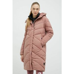 Páperová bunda Jack Wolfskin dámska, ružová farba, zimná, vyobraziť