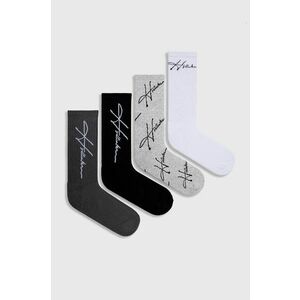 Ponožky Hollister Co. 4-pak pánske, biela farba vyobraziť