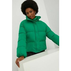 Bunda Answear Lab dámska, zelená farba, zimná, vyobraziť