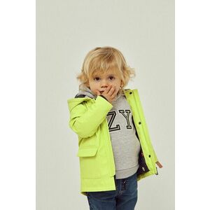 Detská bunda zippy zelená farba, vyobraziť