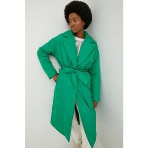 Bunda Answear Lab dámska, zelená farba, zimná, oversize vyobraziť