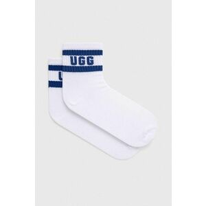 Ponožky UGG Dierson dámske, biela farba vyobraziť