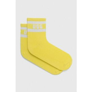 Ponožky UGG Dierson dámske, žltá farba vyobraziť