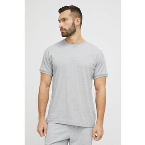 Tričko HUGO pánske, šedá farba, jednofarebné vyobraziť