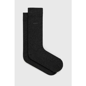 Ponožky BOSS 2-pak pánske, šedá farba vyobraziť