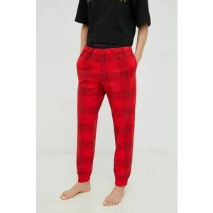 Nohavice Calvin Klein Underwear dámske, červená farba, vyobraziť