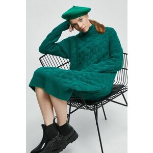 Zelené pletené šaty - S vyobraziť