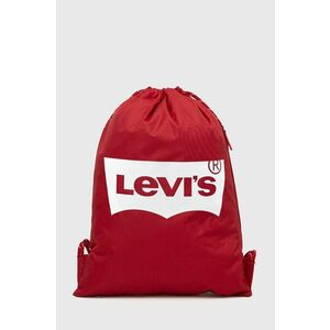 Detský ruksak Levi's červená farba, s potlačou vyobraziť