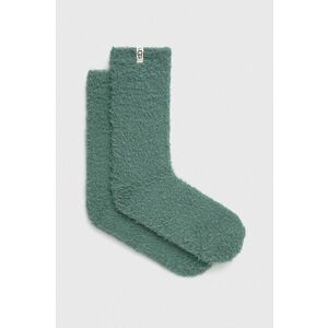 Ponožky UGG dámske, zelená farba vyobraziť