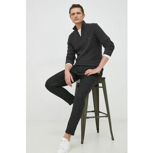 Nohavice Calvin Klein pánske, šedá farba, vyobraziť