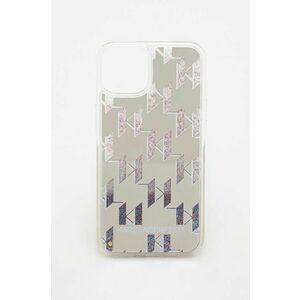 Puzdro na mobil Karl Lagerfeld Iphone 14 6, 1" strieborná farba vyobraziť