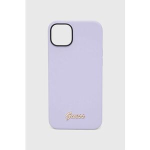 Puzdro na mobil Guess Iphone 14 Plus 6, 7" fialová farba vyobraziť