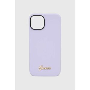 Puzdro na mobil Guess Iphone 14 6, 1" fialová farba vyobraziť