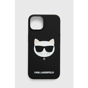 Puzdro na mobil Karl Lagerfeld Iphone 14 6, 1" čierna farba vyobraziť