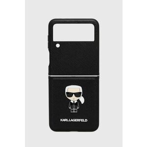 Puzdro na mobil Karl Lagerfeld Galaxy Z Flip 4 čierna farba vyobraziť