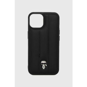 Puzdro na mobil Karl Lagerfeld Iphone 14 6, 1" čierna farba vyobraziť