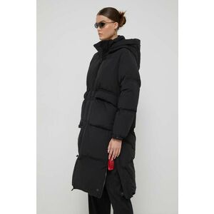 Páperová bunda After Label dámska, čierna farba, zimná vyobraziť