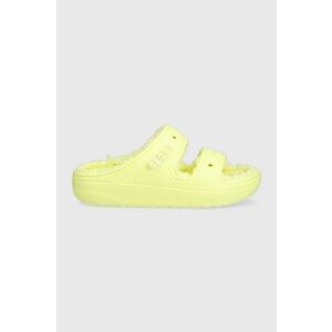 Šľapky Crocs Classic Cozzzy Sandal 207446.75U.D-TAFFY.PINK, žltá farba, 207446 vyobraziť