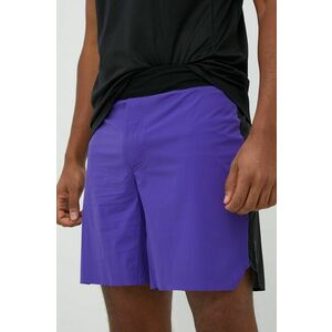 Bežecké šortky On-running Lightweight pánske, fialová farba, vyobraziť