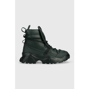 Topánky EA7 Emporio Armani Boot Flakes zelená farba vyobraziť