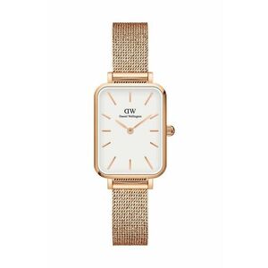 Hodinky Daniel Wellington Quadro Pressed dámske, ružová farba vyobraziť