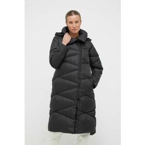 Páperová bunda Helly Hansen dámska, čierna farba, zimná vyobraziť
