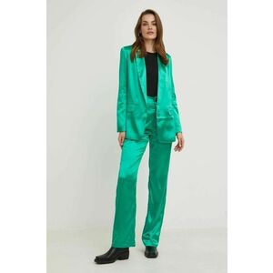 Sako a nohavice Answear Lab dámsky, zelená farba vyobraziť