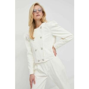 Manšestrová bunda Custommade Gritt biela farba, prechodná, vyobraziť