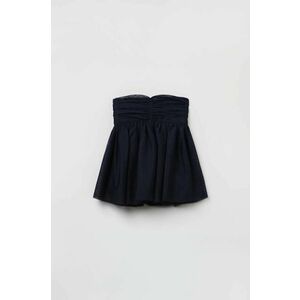 Dievčenská sukňa OVS tmavomodrá farba, mini, áčkový strih vyobraziť