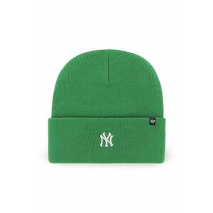 Čiapka 47brand Mlb New York Yankees zelená farba, vyobraziť
