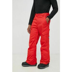 Snowboardové nohavice DC Banshee červená farba vyobraziť