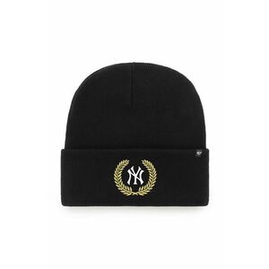 Čiapka 47brand Mlb New York Yankees čierna farba, vyobraziť