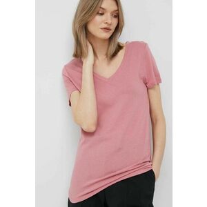 Tričko GAP dámsky, ružová farba, vyobraziť
