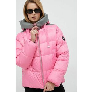 Páperová bunda Mos Mosh dámska, ružová farba, zimná, vyobraziť