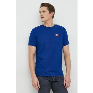 Bavlnené tričko Tommy Hilfiger jednofarebné vyobraziť