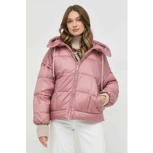 Páperová bunda Marella dámska, ružová farba, zimná, oversize vyobraziť