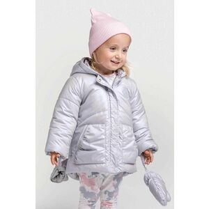 Detská zimná bunda Coccodrillo strieborná farba vyobraziť