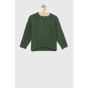Detský sveter Abercrombie & Fitch zelená farba, tenký vyobraziť