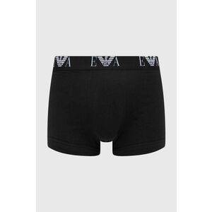 Boxerky Emporio Armani Underwear 3-pak pánske, čierna farba vyobraziť