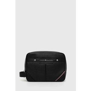 Kozmetická taška Tommy Hilfiger čierna farba vyobraziť