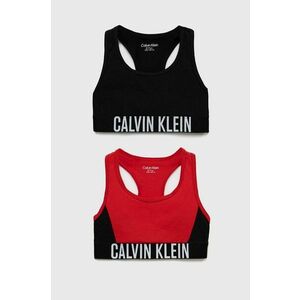 Detská podprsenka Calvin Klein Underwear 2-pak bordová farba vyobraziť