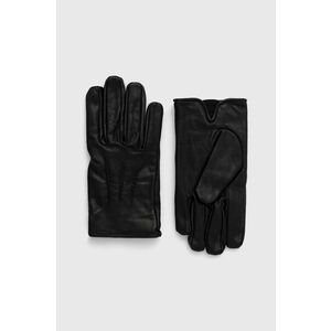 Kožené rukavice Lindbergh pánske, čierna farba vyobraziť