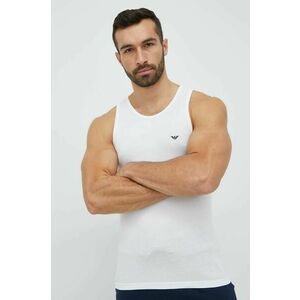 Tričko Emporio Armani Underwear pánske, biela farba, vyobraziť