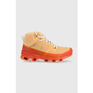 Topánky On-running Cloudrock 2 Waterproof dámske, oranžová farba vyobraziť