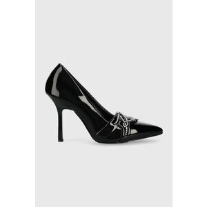 Kožené topánky chelsea Karl Lagerfeld Kl30919d Sarabande čierna farba vyobraziť