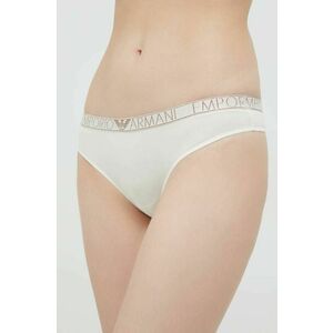 Tangá Emporio Armani Underwear béžová farba, vyobraziť