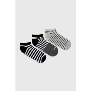 Ponožky Dkny 3-pak dámske, šedá farba vyobraziť