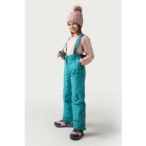 Detské lyžiarske nohavice Coccodrillo tyrkysová farba, vyobraziť